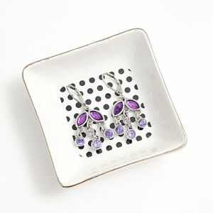 1928 Collection Purple Chandelier Earrings